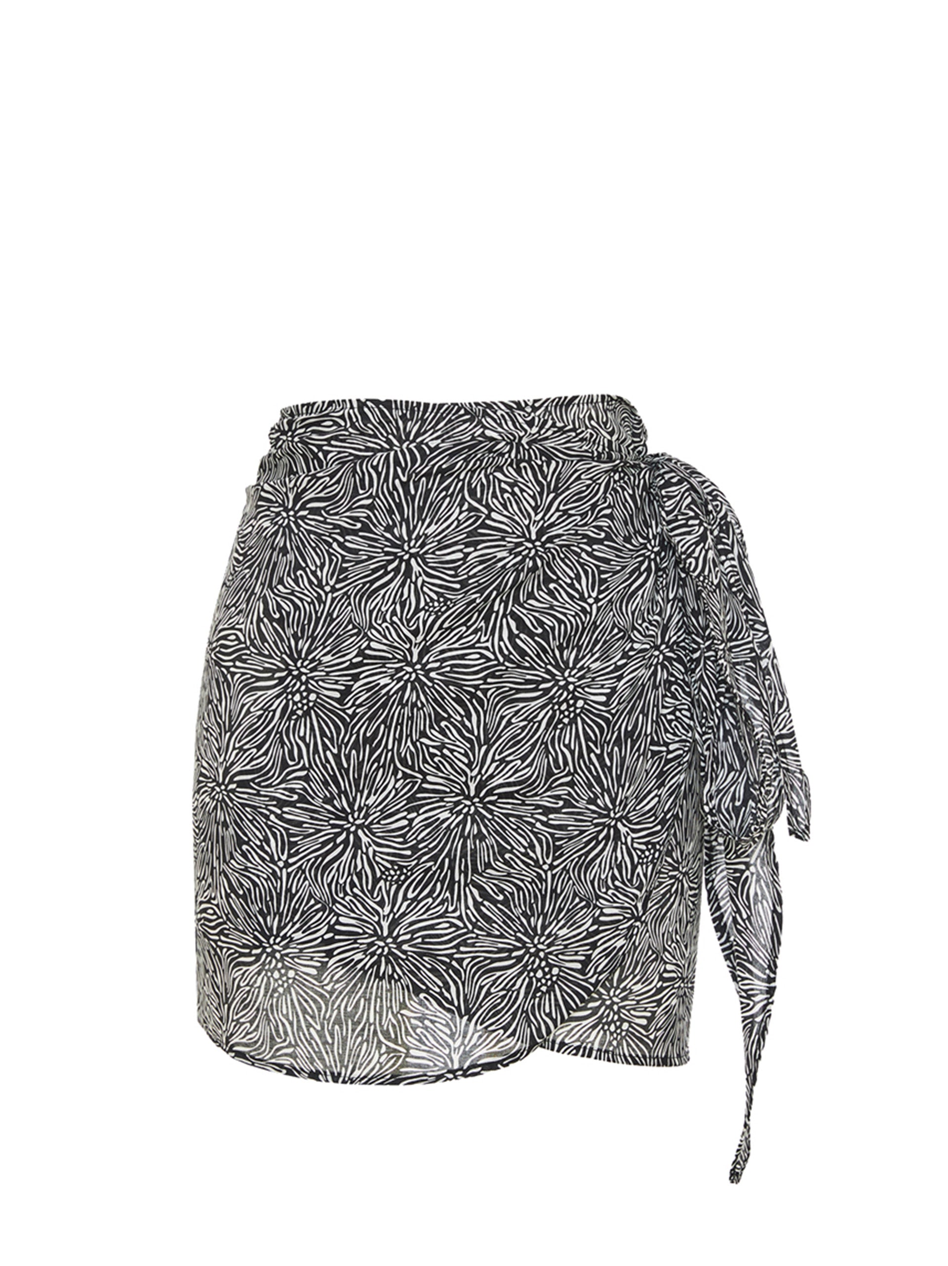 The Ruban wrap-skirt in Dandelion