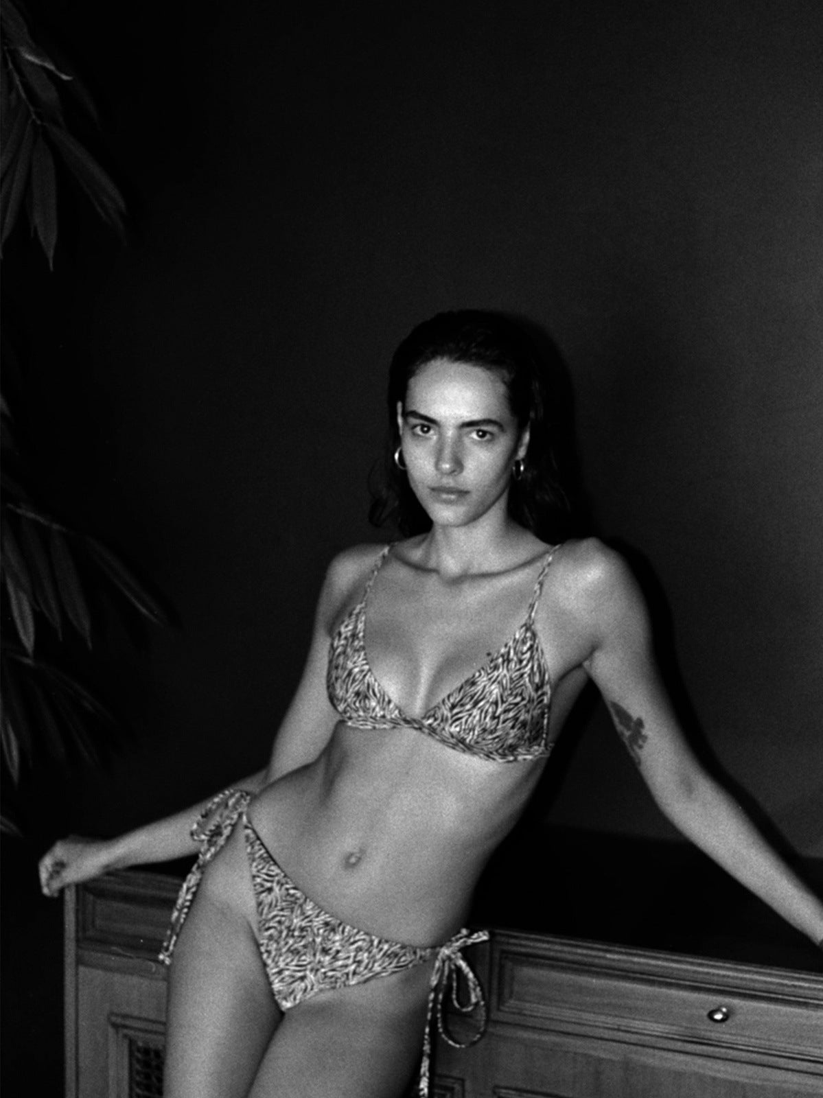 BO BIKINI IN ZEBRA LUREX