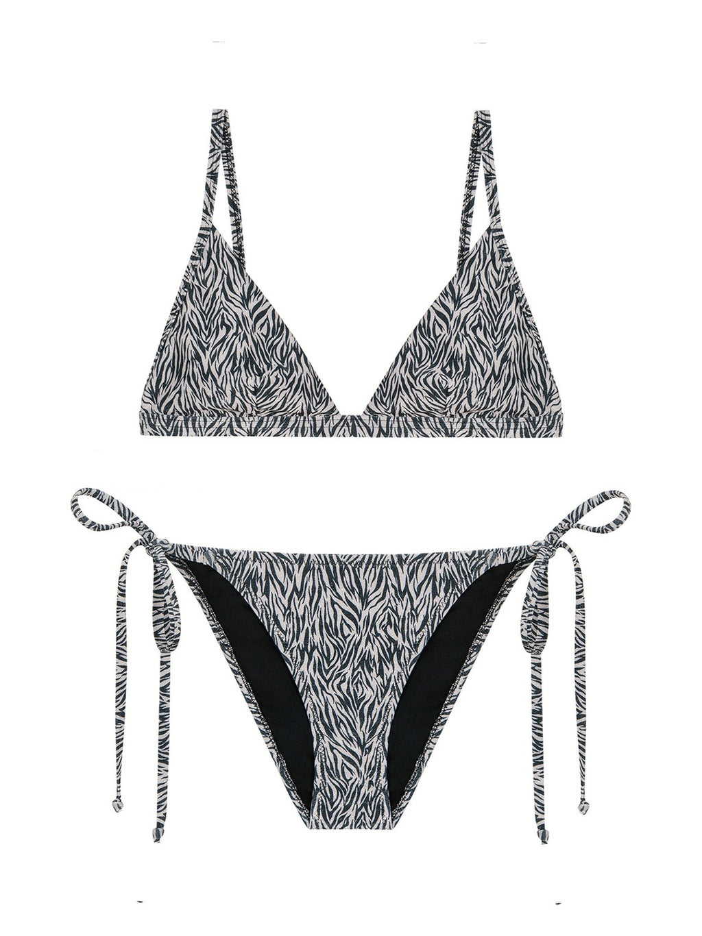 BO BIKINI IN ZEBRA LUREX