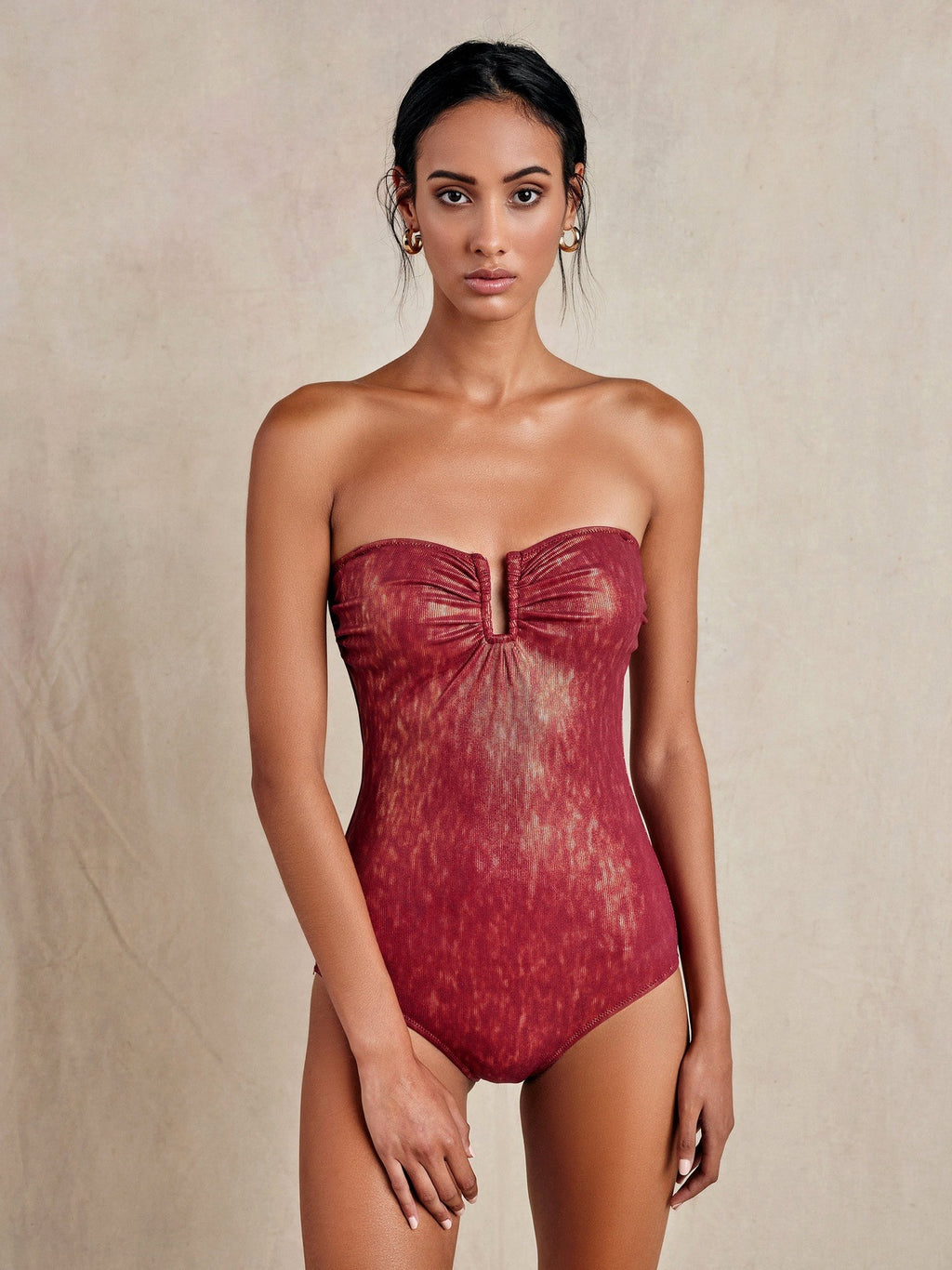 Marni swimsuit in Red Tortoise
