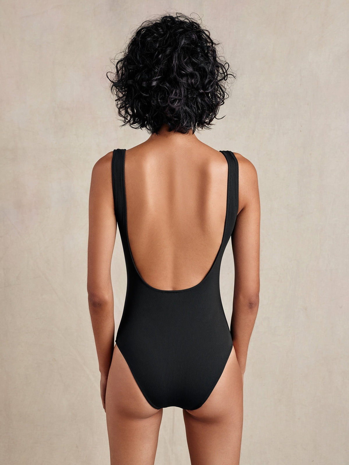 Fame Maillot in Black