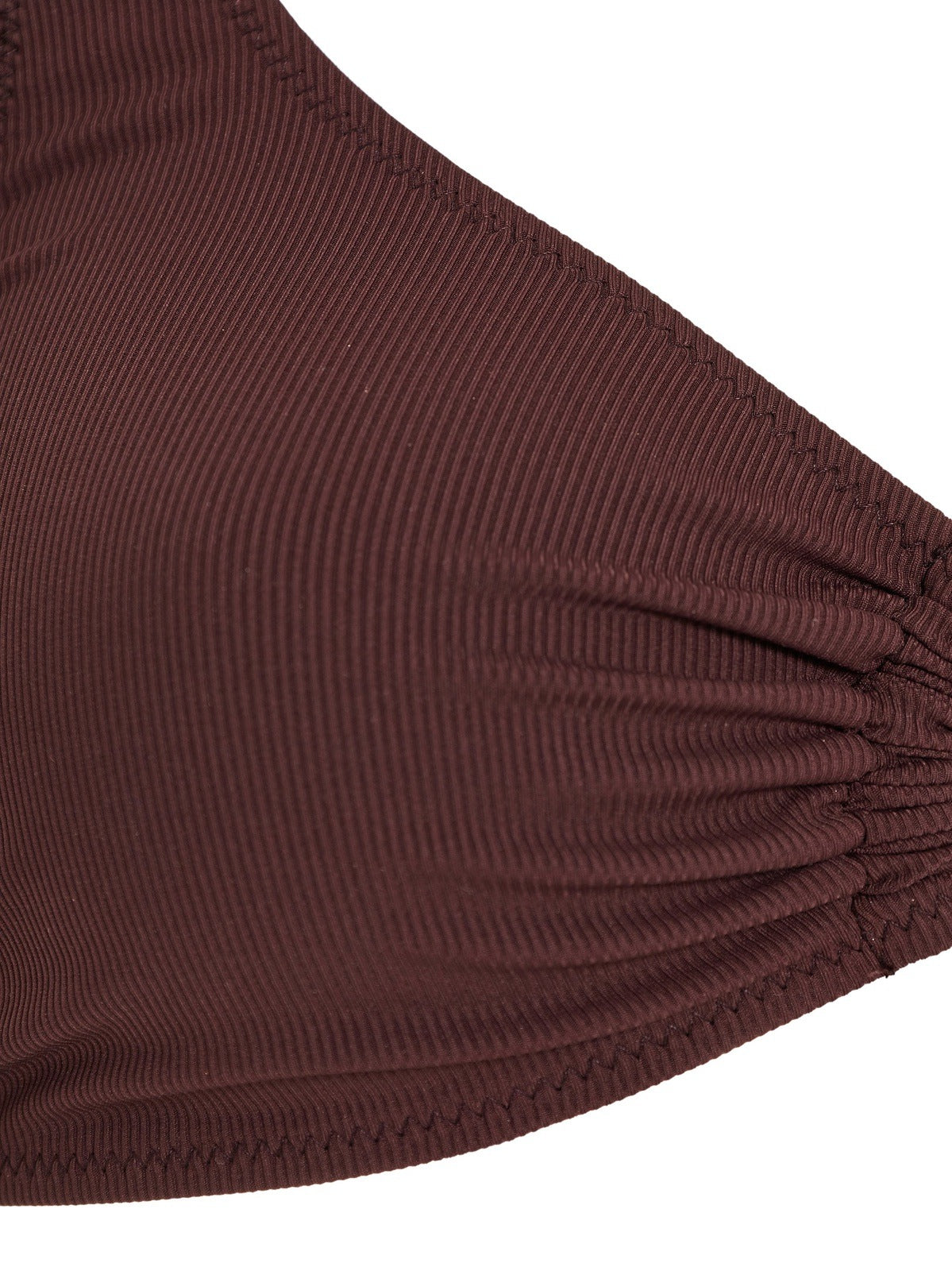 Lotta ribbed bikini in Merlot